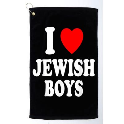 I Heart (Love) Jewish Boy_S Hebrew Israel Attraction Golf Towel