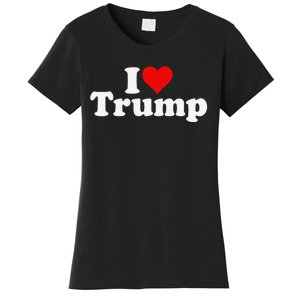 I HEART LOVE DONALD TRUMP 45 Women's T-Shirt