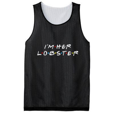 I'm Her Lobster Romantic Valentine's Day Gift Mesh Reversible Basketball Jersey Tank
