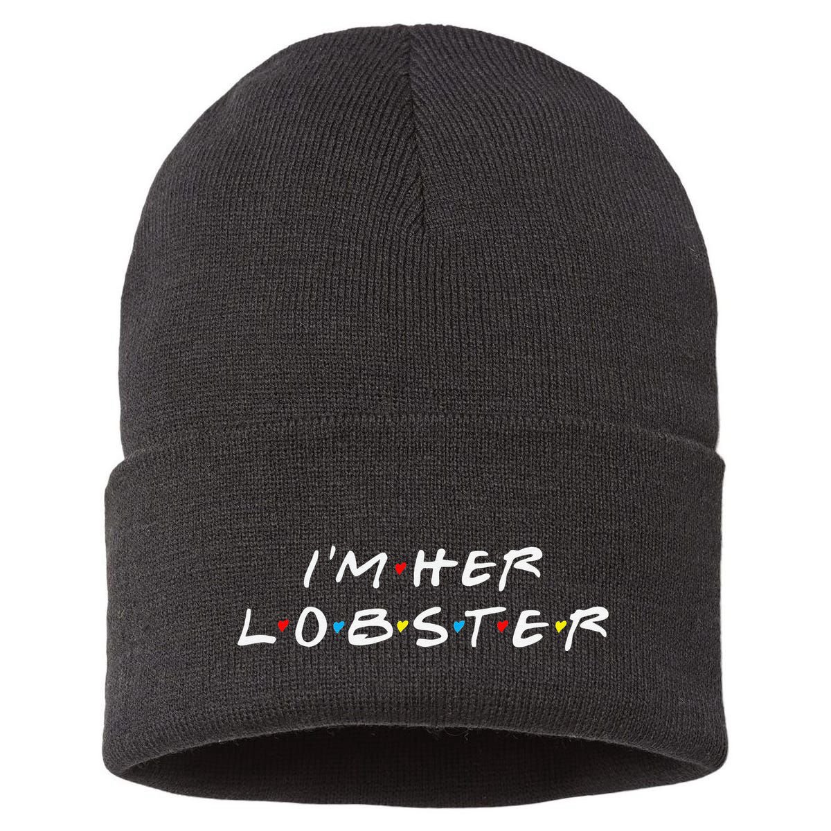 I'm Her Lobster Romantic Valentine's Day Gift Sustainable Knit Beanie