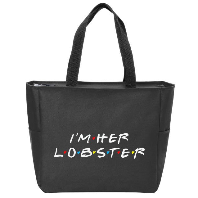 I'm Her Lobster Romantic Valentine's Day Gift Zip Tote Bag