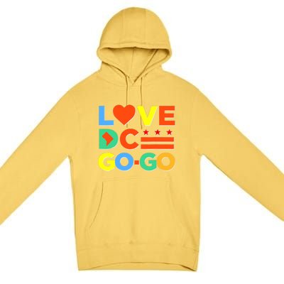 I Heart Love DC Washington D.C I Love Go Go Graphics Premium Pullover Hoodie