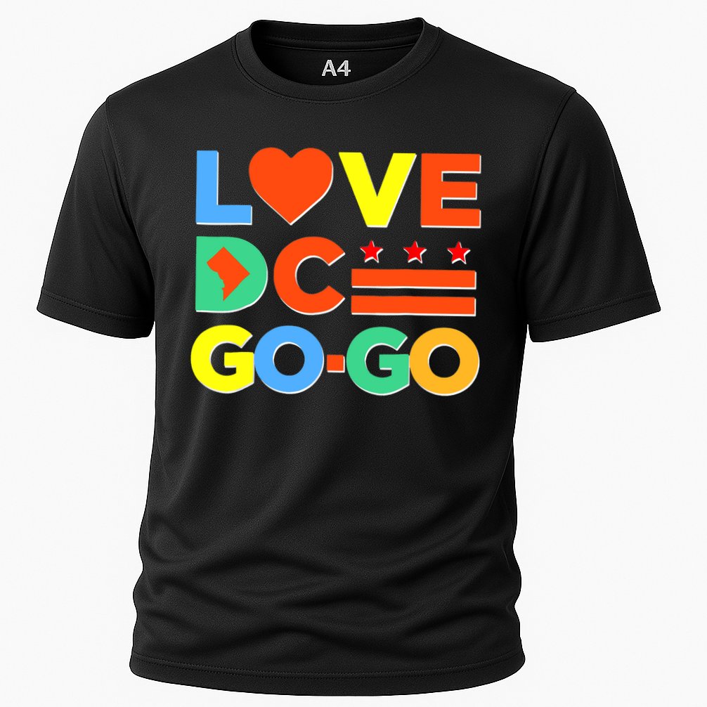 I Heart Love DC Washington D.C I Love Go Go Graphics Performance Shirt