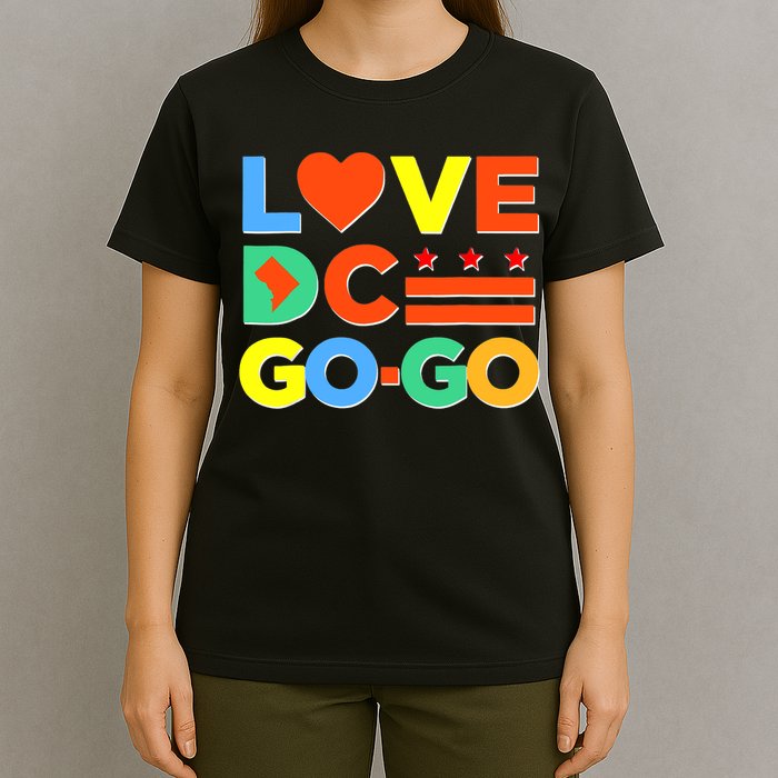 I Heart Love DC Washington D.C I Love Go Go Graphics T-Shirt