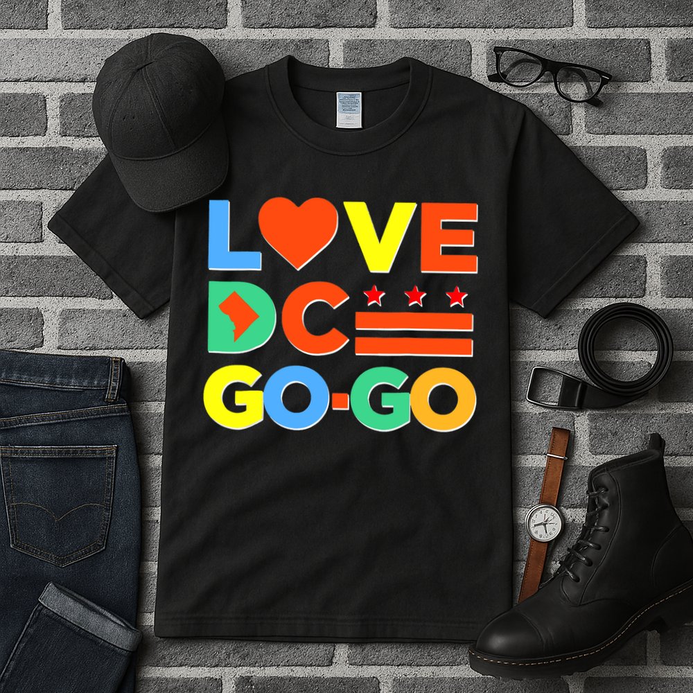 I Heart Love DC Washington D.C I Love Go Go Graphics Tall T-Shirt