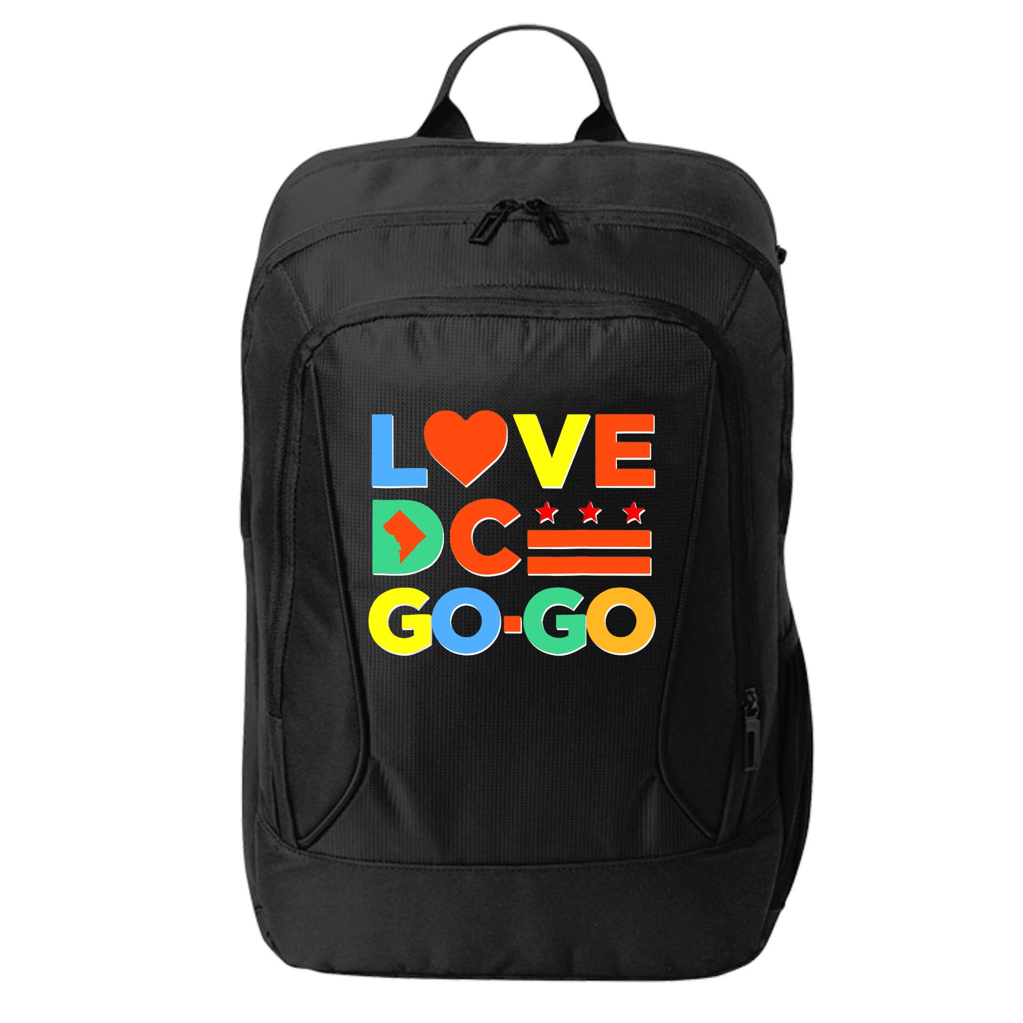 I Heart Love DC Washington D.C I Love Go Go Graphics City Backpack