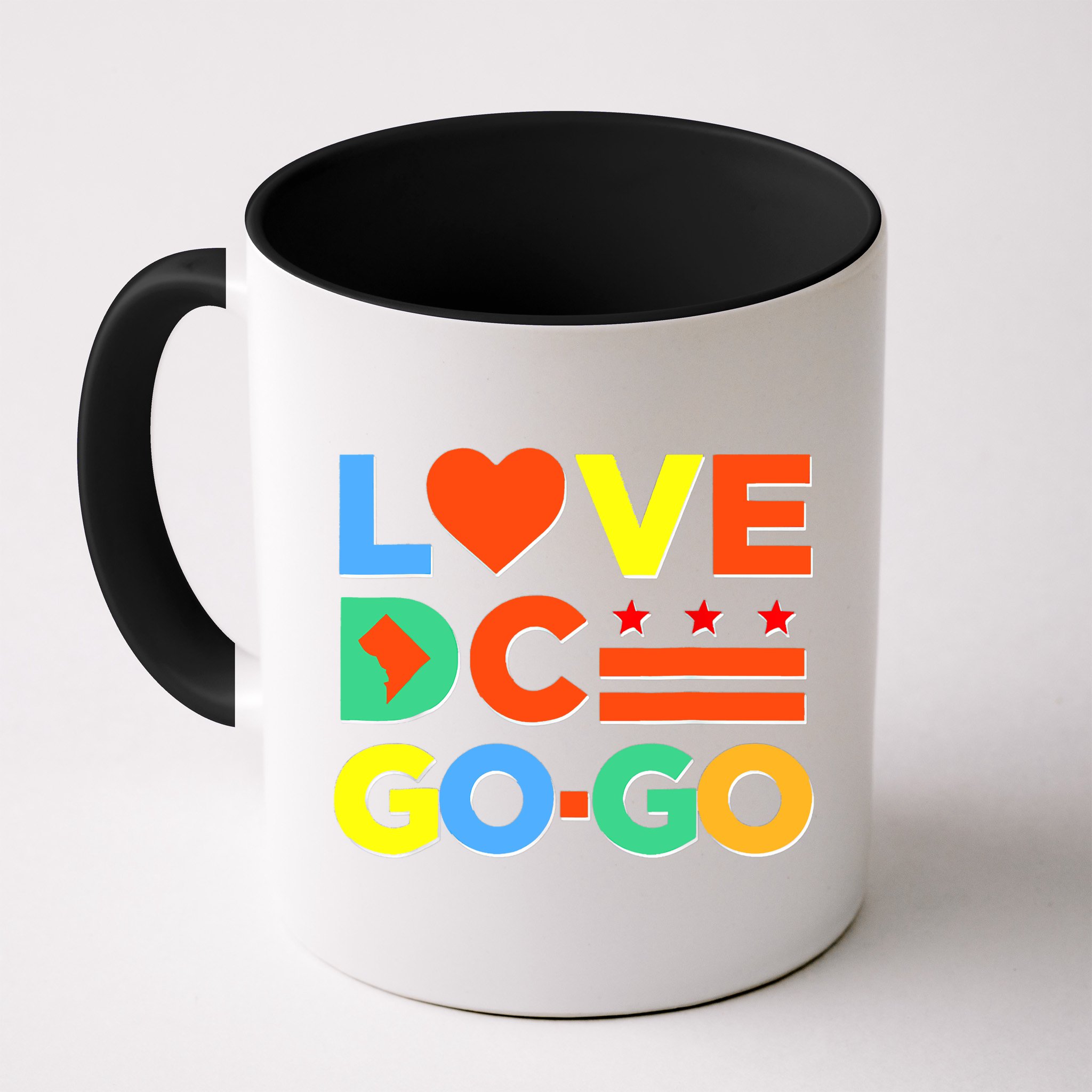 I Heart Love DC Washington D.C I Love Go Go Graphics Mug