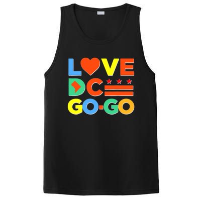 I Heart Love DC Washington D.C I Love Go Go Graphics PosiCharge Competitor Tank