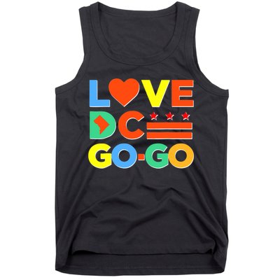 I Heart Love DC Washington D.C I Love Go Go Graphics Tank Top