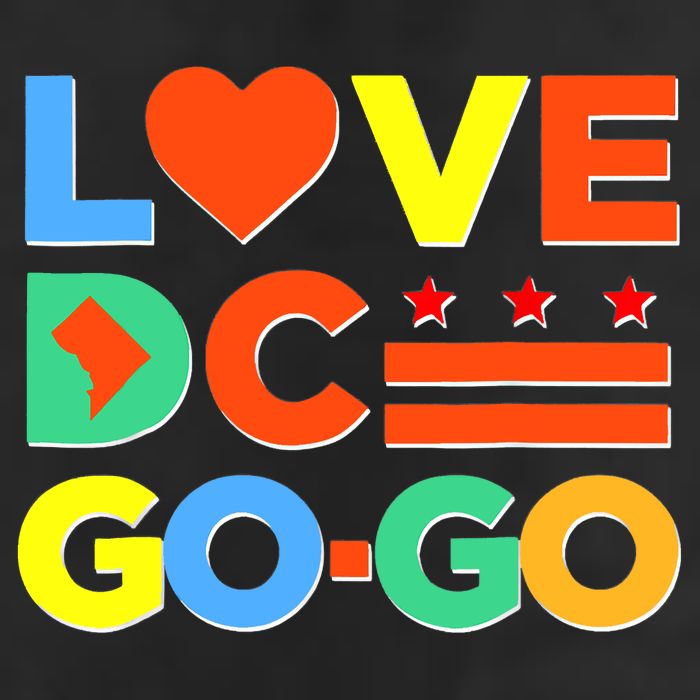 I Heart Love DC Washington D.C I Love Go Go Graphics Golf Towel