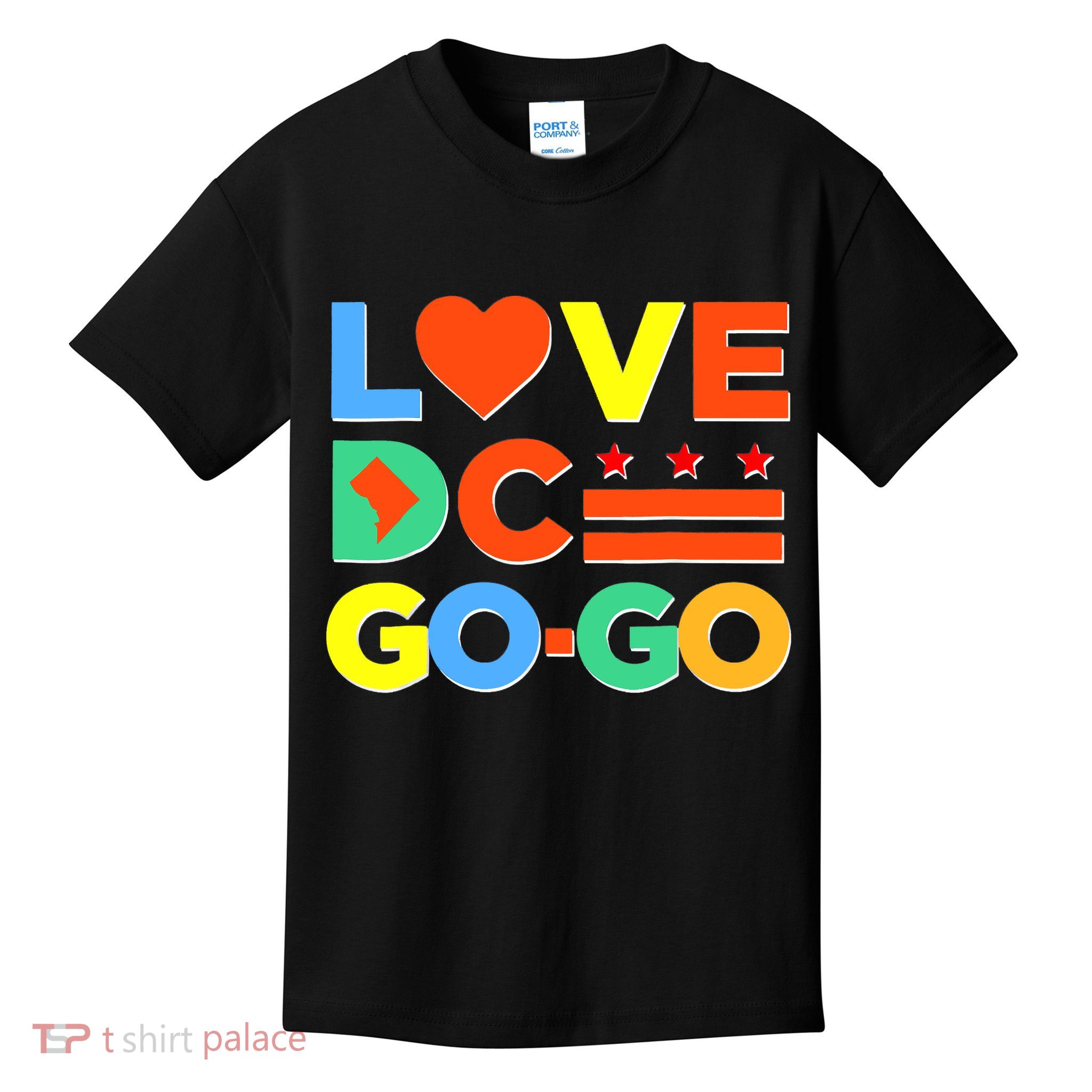 I Heart Love DC Washington D.C I Love Go Go Graphics Kids T-Shirt
