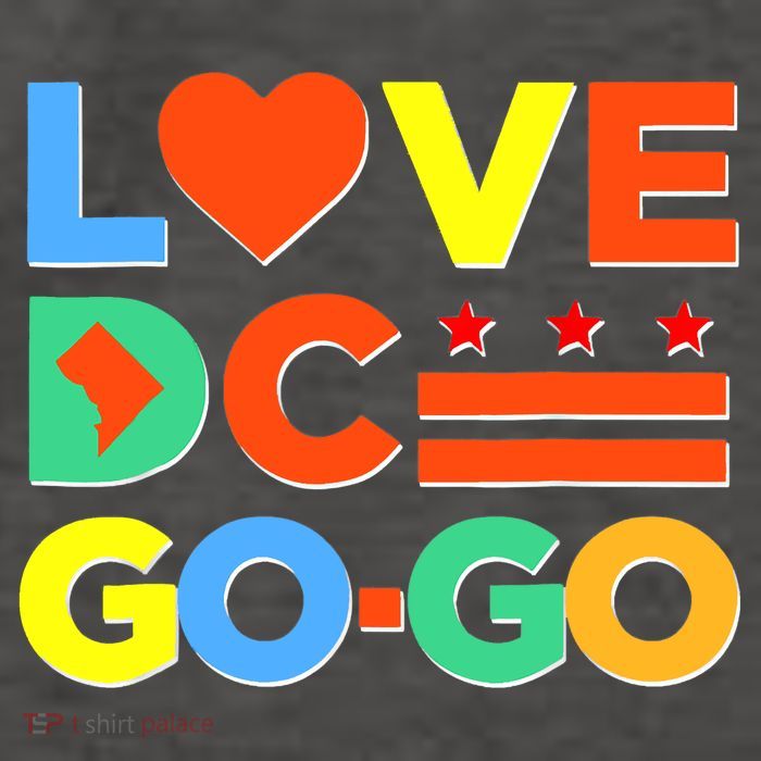 I Heart Love DC Washington D.C I Love Go Go Graphics Vector Backpack