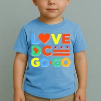 I Heart Love DC Washington D.C I Love Go Go Graphics Toddler T-Shirt