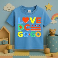 I Heart Love DC Washington D.C I Love Go Go Graphics Toddler T-Shirt