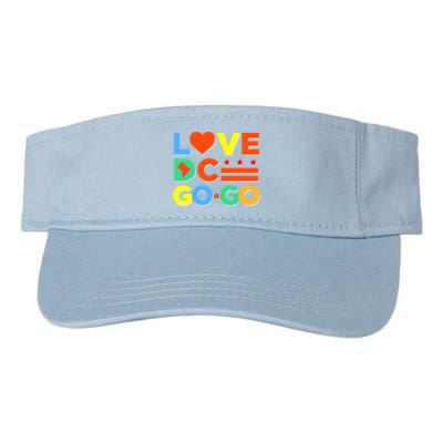 I Heart Love DC Washington D.C I Love Go Go Graphics Visor