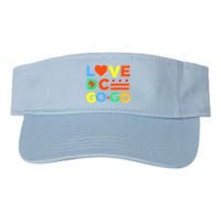 I Heart Love DC Washington D.C I Love Go Go Graphics Visor