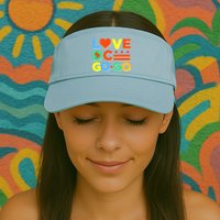 I Heart Love DC Washington D.C I Love Go Go Graphics Visor