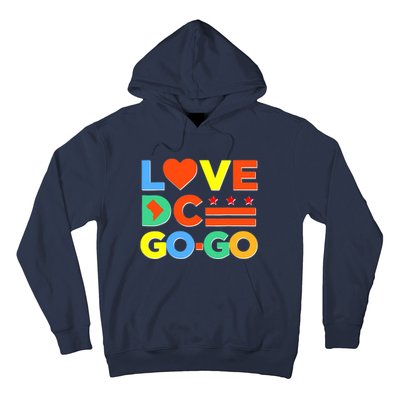 I Heart Love DC Washington D.C I Love Go Go Graphics Hoodie