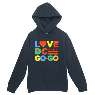 I Heart Love DC Washington D.C I Love Go Go Graphics Urban Pullover Hoodie