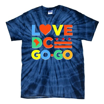 I Heart Love DC Washington D.C I Love Go Go Graphics Tie-Dye T-Shirt