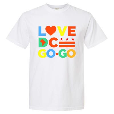 I Heart Love DC Washington D.C I Love Go Go Graphics Garment-Dyed Heavyweight T-Shirt