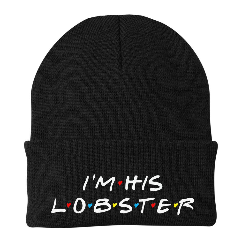 I'm His Lobster Romantic Valentine's Day Gift Beanie