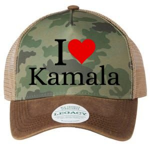 I Heart Love Kamala Harris Legacy Tie Dye Trucker Hat