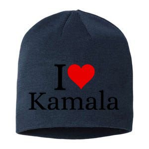 I Heart Love Kamala Harris Sustainable Beanie