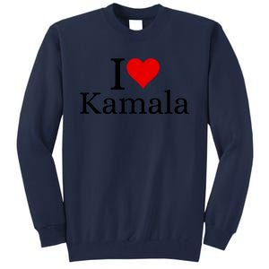 I Heart Love Kamala Harris Tall Sweatshirt