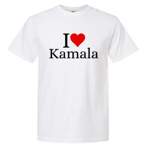 I Heart Love Kamala Harris Garment-Dyed Heavyweight T-Shirt