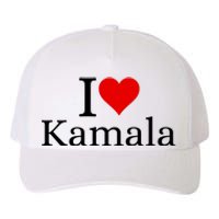 I Heart Love Kamala Harris Yupoong Adult 5-Panel Trucker Hat