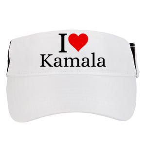 I Heart Love Kamala Harris Adult Drive Performance Visor