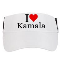 I Heart Love Kamala Harris Adult Drive Performance Visor