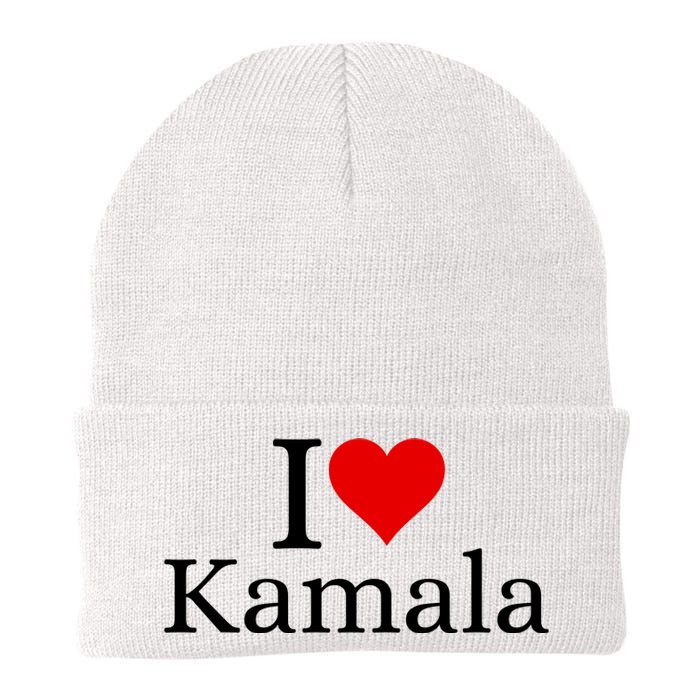 I Heart Love Kamala Harris Knit Cap Winter Beanie