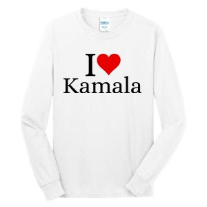 I Heart Love Kamala Harris Tall Long Sleeve T-Shirt