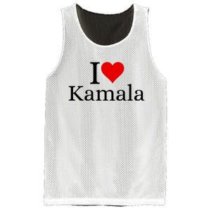 I Heart Love Kamala Harris Mesh Reversible Basketball Jersey Tank