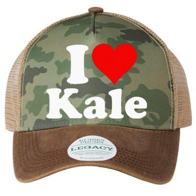 I Heart Love Kale Legacy Tie Dye Trucker Hat