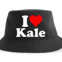 I Heart Love Kale Sustainable Bucket Hat