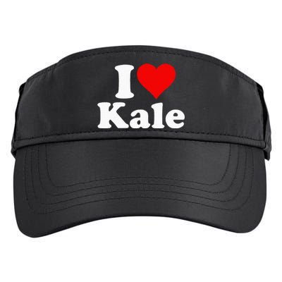 I Heart Love Kale Adult Drive Performance Visor