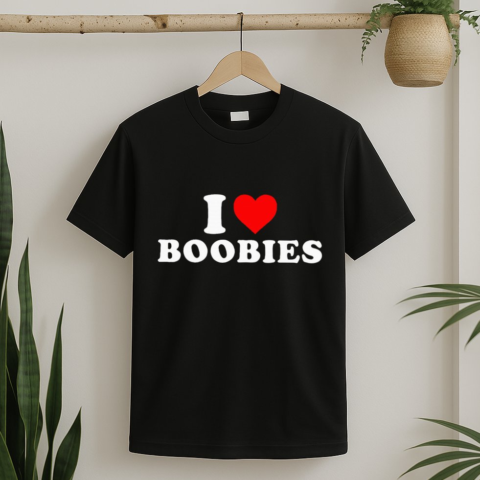 I Heart Love Boobies T-Shirt