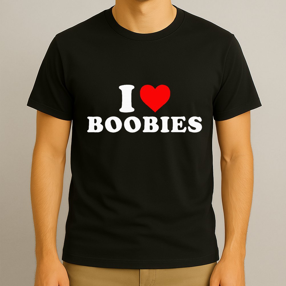 I Heart Love Boobies T-Shirt