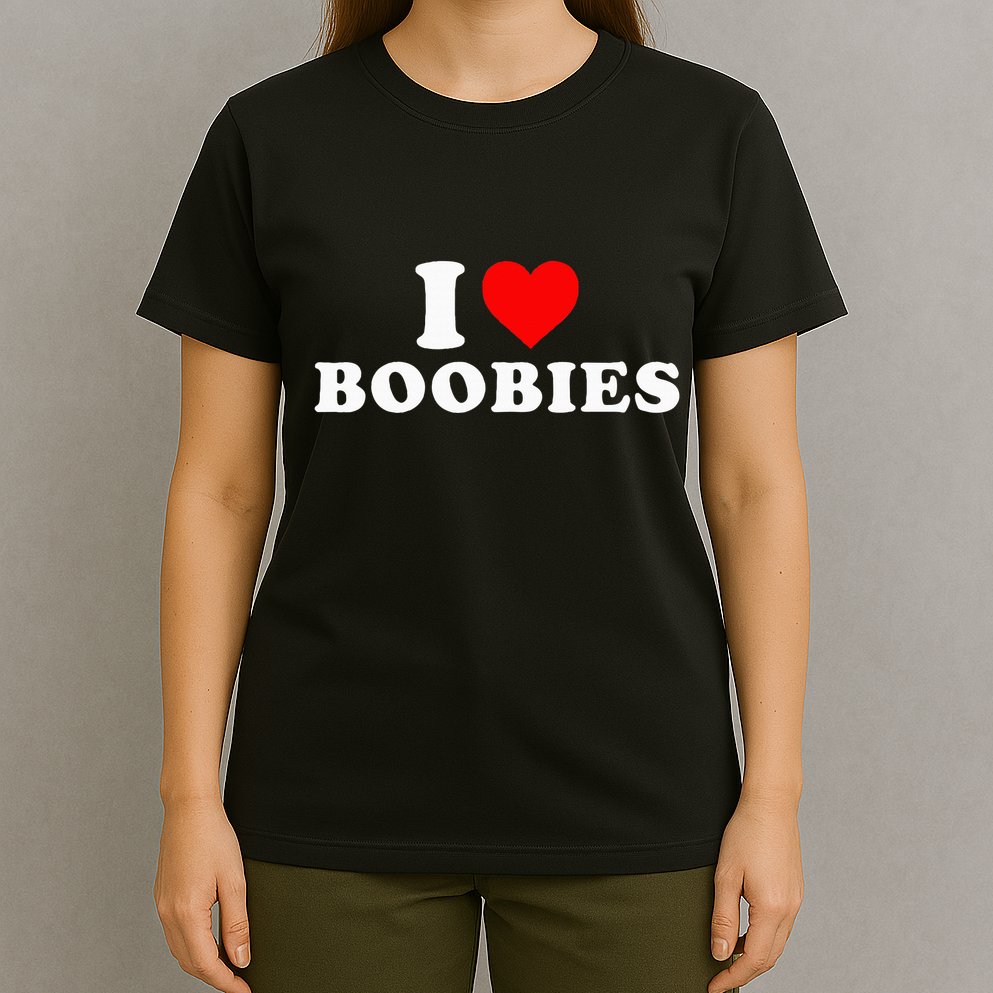 I Heart Love Boobies T-Shirt