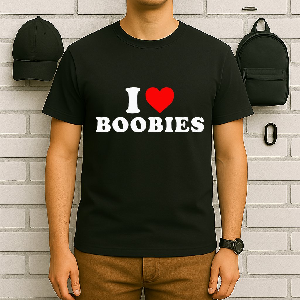 I Heart Love Boobies T-Shirt
