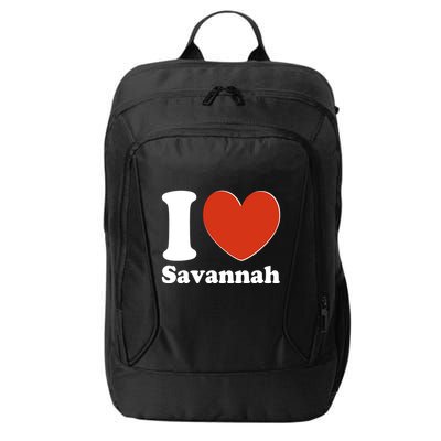 I Heart Love Savannah City Backpack