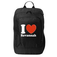 I Heart Love Savannah City Backpack