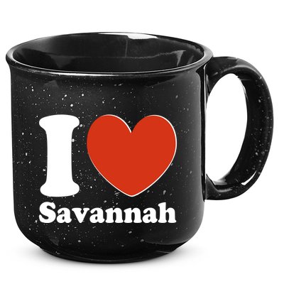 I Heart Love Savannah 15oz Campfire Ceramic Mug