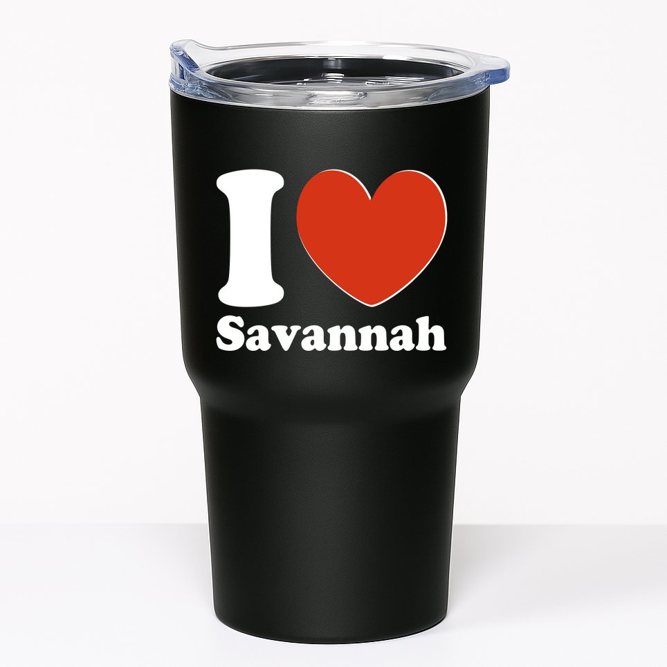 I Heart Love Savannah Tumbler