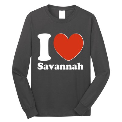 I Heart Love Savannah Long Sleeve Shirt