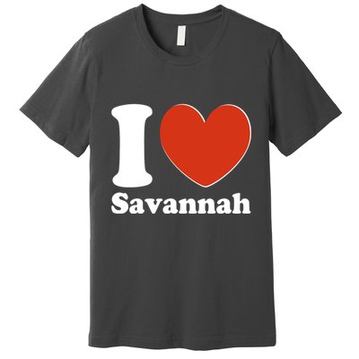 I Heart Love Savannah Premium T-Shirt