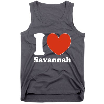 I Heart Love Savannah Tank Top